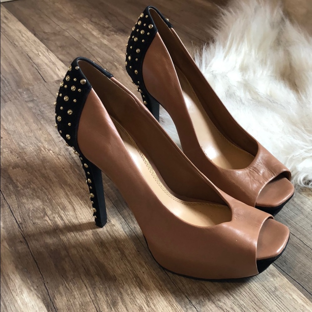Jessica Simpson Beaded Velvet Nude Pumps